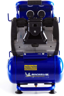 Ultra tichý - SILENT, bezolejový, vzduchový kompresor, 9 barů, 10 l, 59 dB, 0,6 kW, 140 l/min., 230V, MICHELIN MBN 10